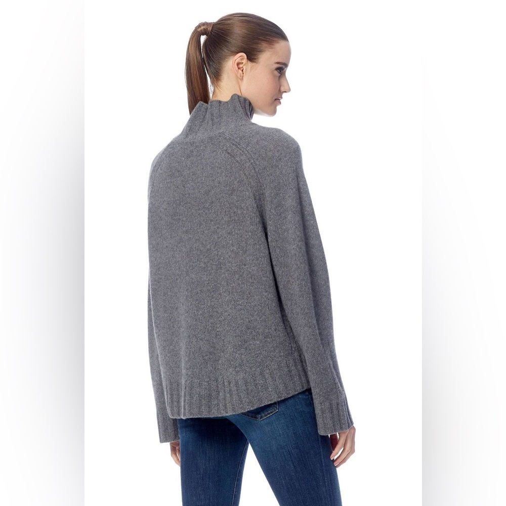 360 cashmere Margaret sweater heather grey - Picture 2 of 5